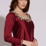 Burgundy Muse - only-the-dress