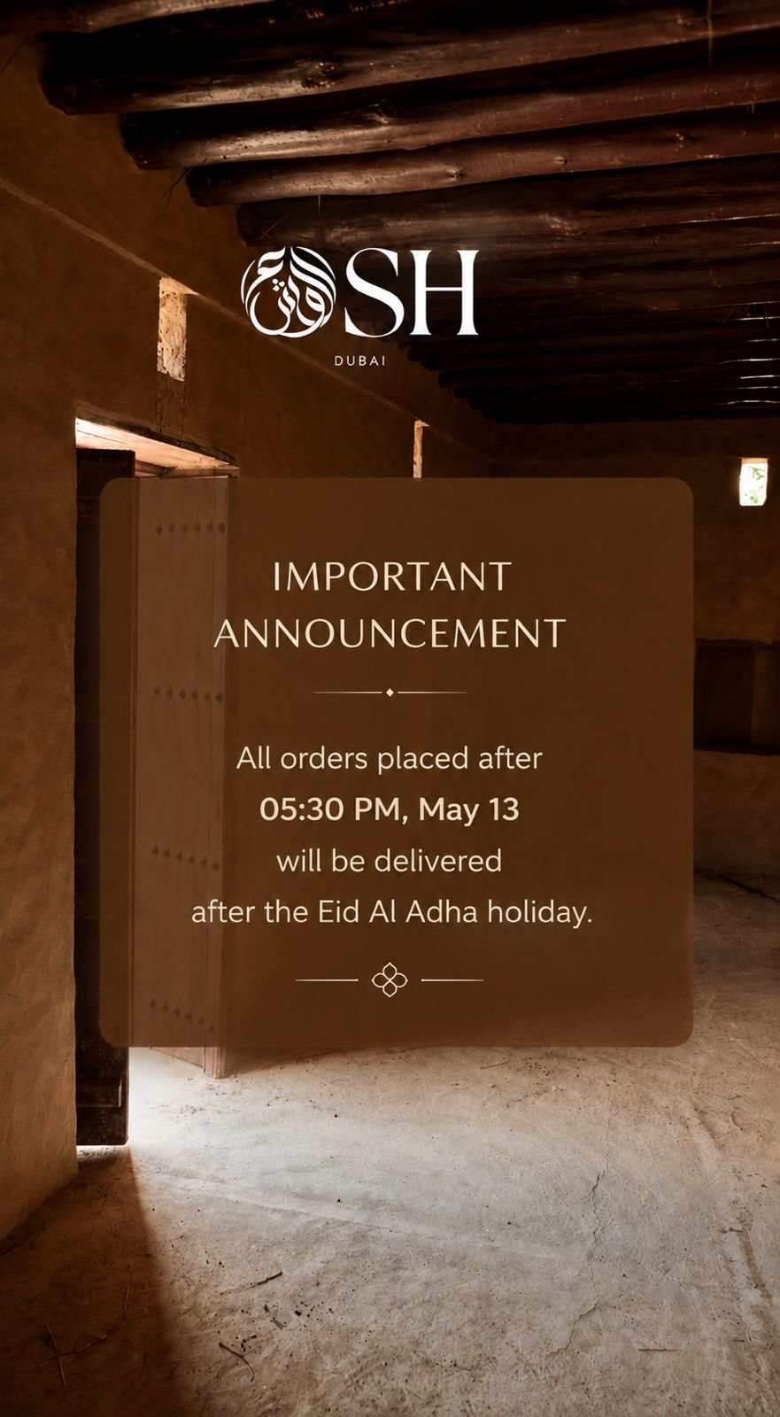 Important Announcement